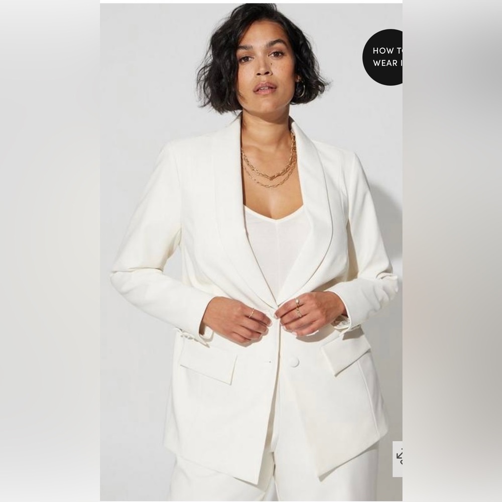 New! Studio Refined Crepe Classic Blazer